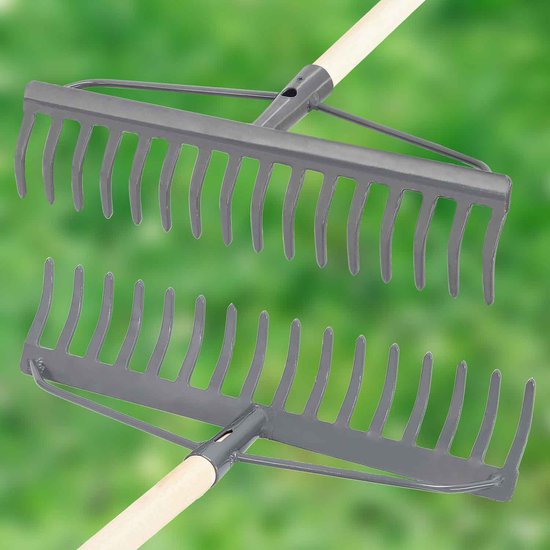 KOTARBAU, Bladhark, Metaal, 41cm, 16 Tanden, Houten Steel van KOTARBAU — afbeelding 5