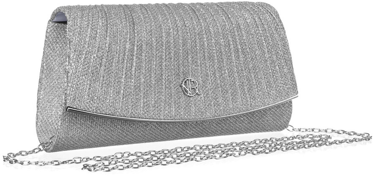 Rovicky - Brokat Clutch - Dameshandtas - Met Ketting