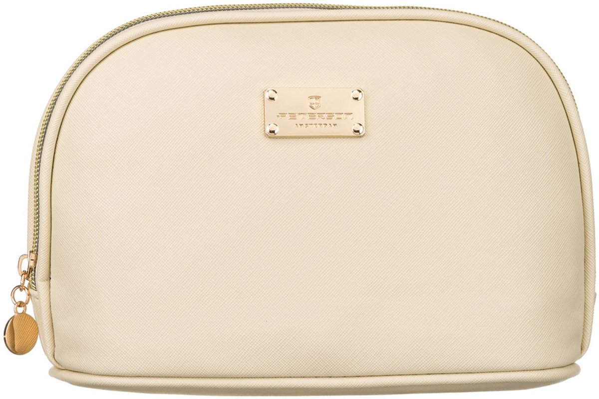 Peterson - Toilettas - Gouden Accenten - Saffiano Textuur
