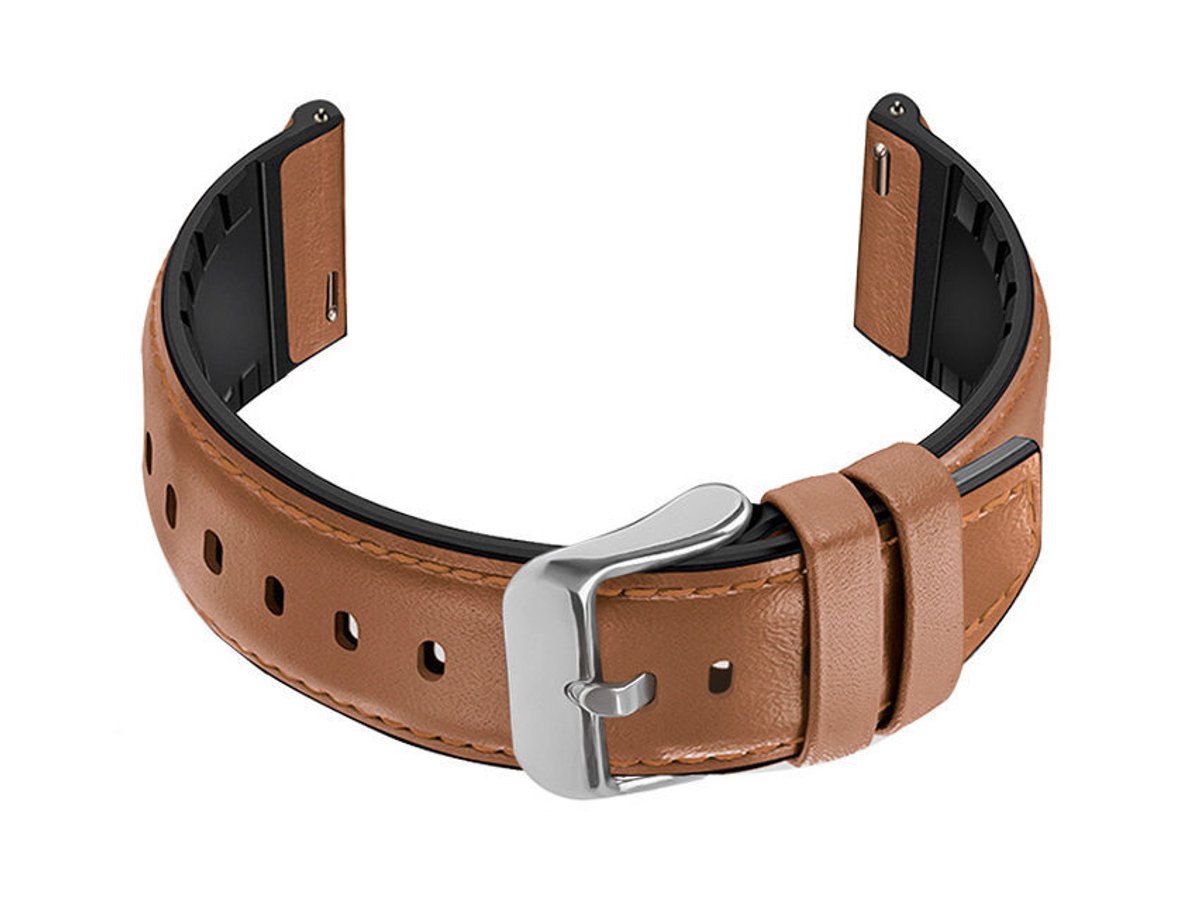 Pacific - Horlogeband - Lichtbruin - 20mm - Met Snelmontage