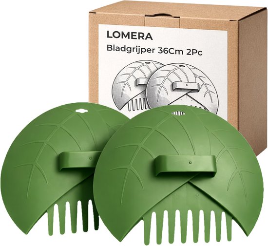 Lomera Bladgrijper - Bladgrijpers - Bladgrijper Set - Bladgrijper 2 Stuks - Bladscheppen - Bladschep - Bladscheppen Set - Bladschepper - Bladschepper Set - Bladruimer - Bladverzamelaar — afbeelding 2