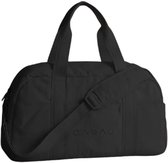 Cabau - Bloom Bag - Sporttas voor Vrouwen - Black - 37,5 Liter - 5 Vakken + 2 Ritsvakken - Gym & Weekendtas - 50x27x20 cm