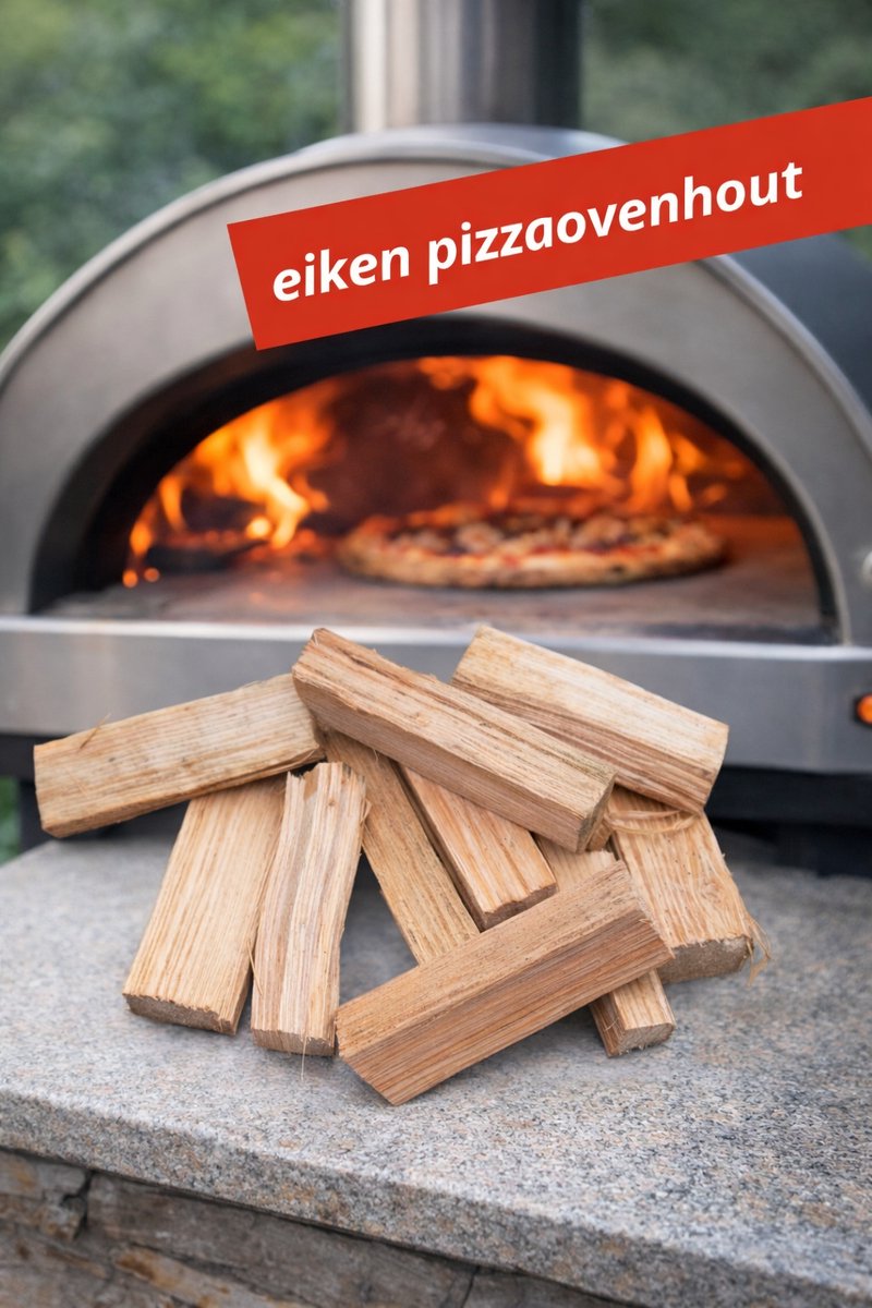 Eiken pizzaovenhout 10 kg / circa 25 cm