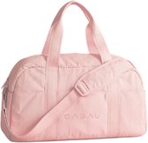 Cabau - Bloom Bag - Sporttas voor Vrouwen - Pink - 37,5 Liter - 5 Vakken + 2 Ritsvakken - Gym & Weekendtas - 50x27x20 cm