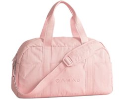 Cabau - Bloom Bag - Sporttas voor Vrouwen - Pink - 37,5 Liter - 5 Vakken + 2 Ritsvakken - Gym & Weekendtas - 50x27x20 cm