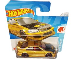 HOT WHEELS HONDA CIVIC Si GOLD 45/250 (1:64) HWJ-IMPORTS 2 /10 LONG CARD