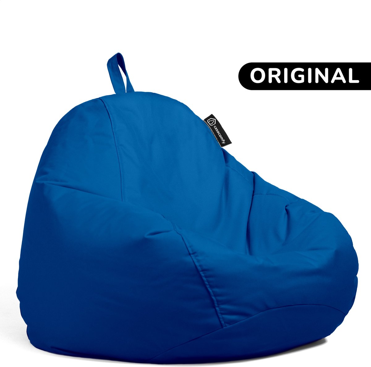 Casacomfy Pear Original - Zitzak Kind & Volwassenen - Binnen & Buiten - Waterbestendig - Blauw