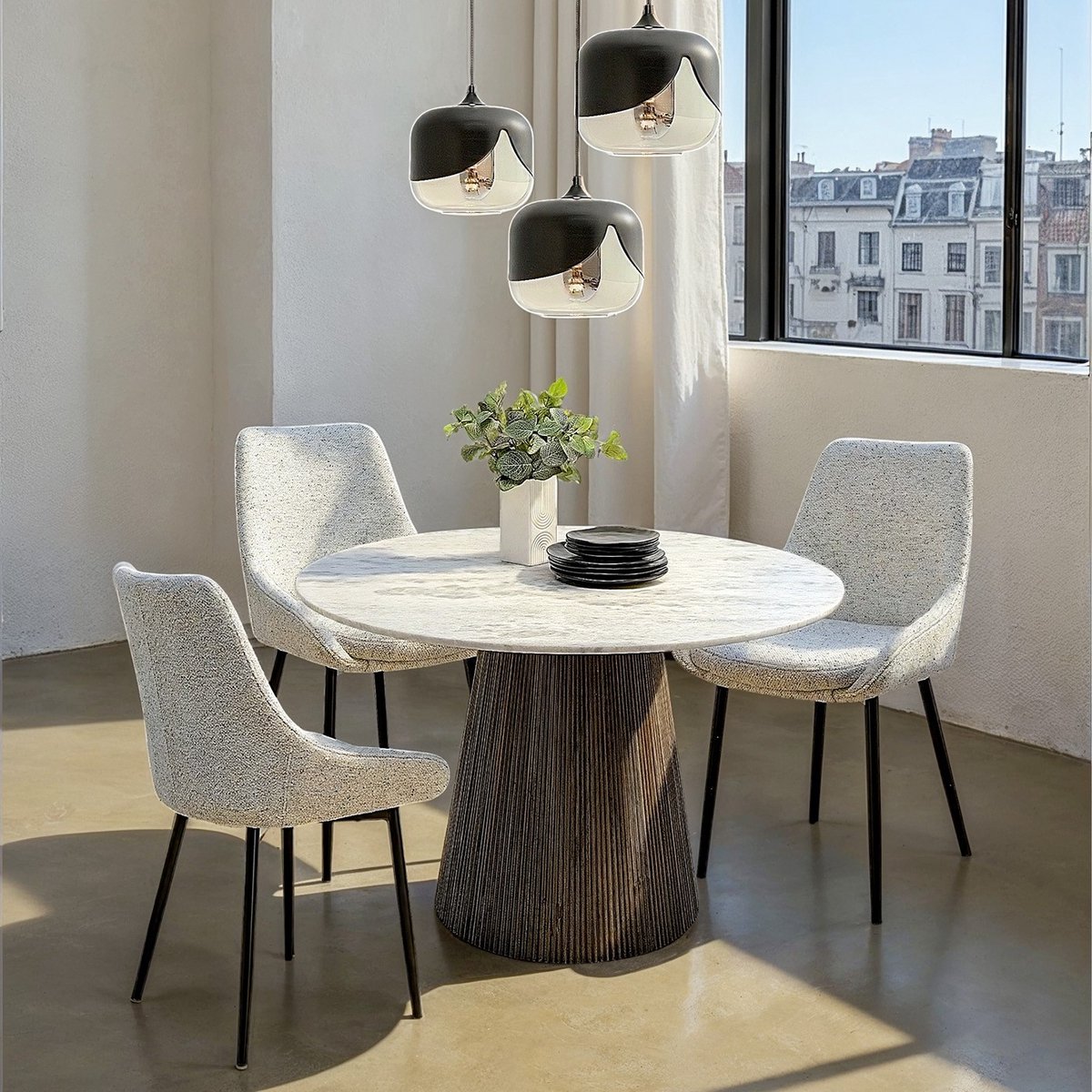 Hanglamp Goblet Ball Ø25cm zwart Kare Design