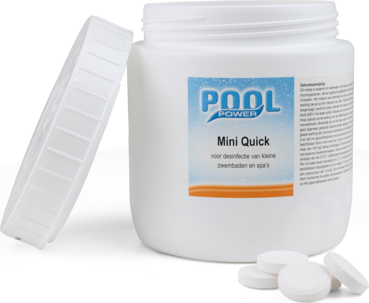 Pool Power Mini Quick Desinfectiemiddel voor Zwembaden - 180 tabletten — afbeelding 4