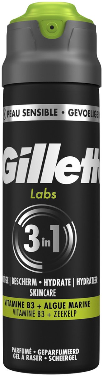 Gillette Labs Snel Schuimende Scheergel - Scheergel Voor Mannen - 198ml