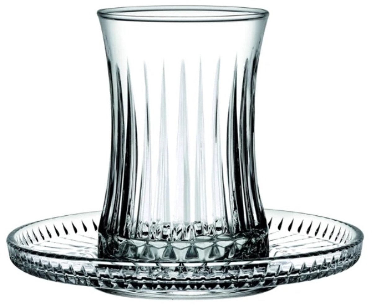 Paşabahçe Elysia - Servies Set - Thee Set - Set van 6 stuks - Kristal - 170 ml