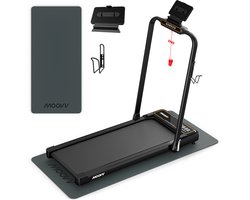 Moovv SmartStep Pro v3 Loopband Inklapbaar - Walking Pad – Opvouwbare Wandelband - Treadmill 1-12 km/u – Incl. Accessoires