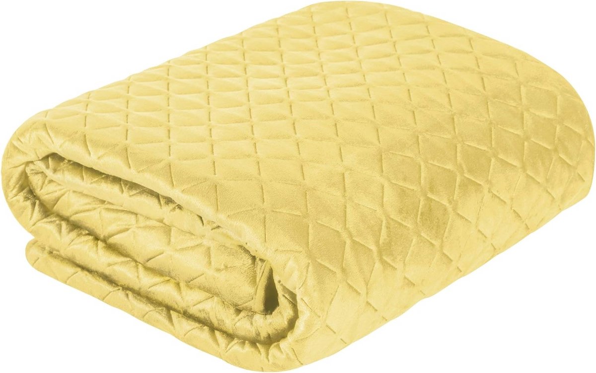 Gewatteerde Bedsprei Quilt met Ruitstiksel thumbnail 4