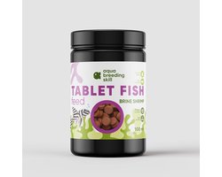 AquaBreedingSkill Visvoer - 100 ml - Aquariumtabletten voor bodembewoners - Voedertabletten voor garnalen, meervallen en slakken - Bodemvoer voor het aquarium