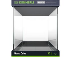 Nano Aquarium Kubus Wit Glas 30 Liter - Complete Starterset
