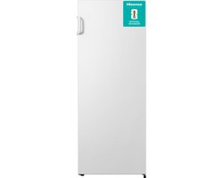 Hisense FV191N4AWD - Vrijstaande vriezer - Geschikt voor schuur tot -15°C - Wit - 143 cm hoog - Energieklasse D - Geluidsniveau 38 dB(A) - Inhoud 155 liter