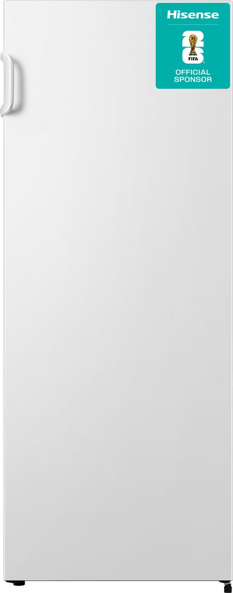 Hisense FV191N4AWD - Vrijstaande vriezer - Wit - 143 cm hoog - Energieklasse D - Geluidsniveau 38 dB(A) - Inhoud 155 liter