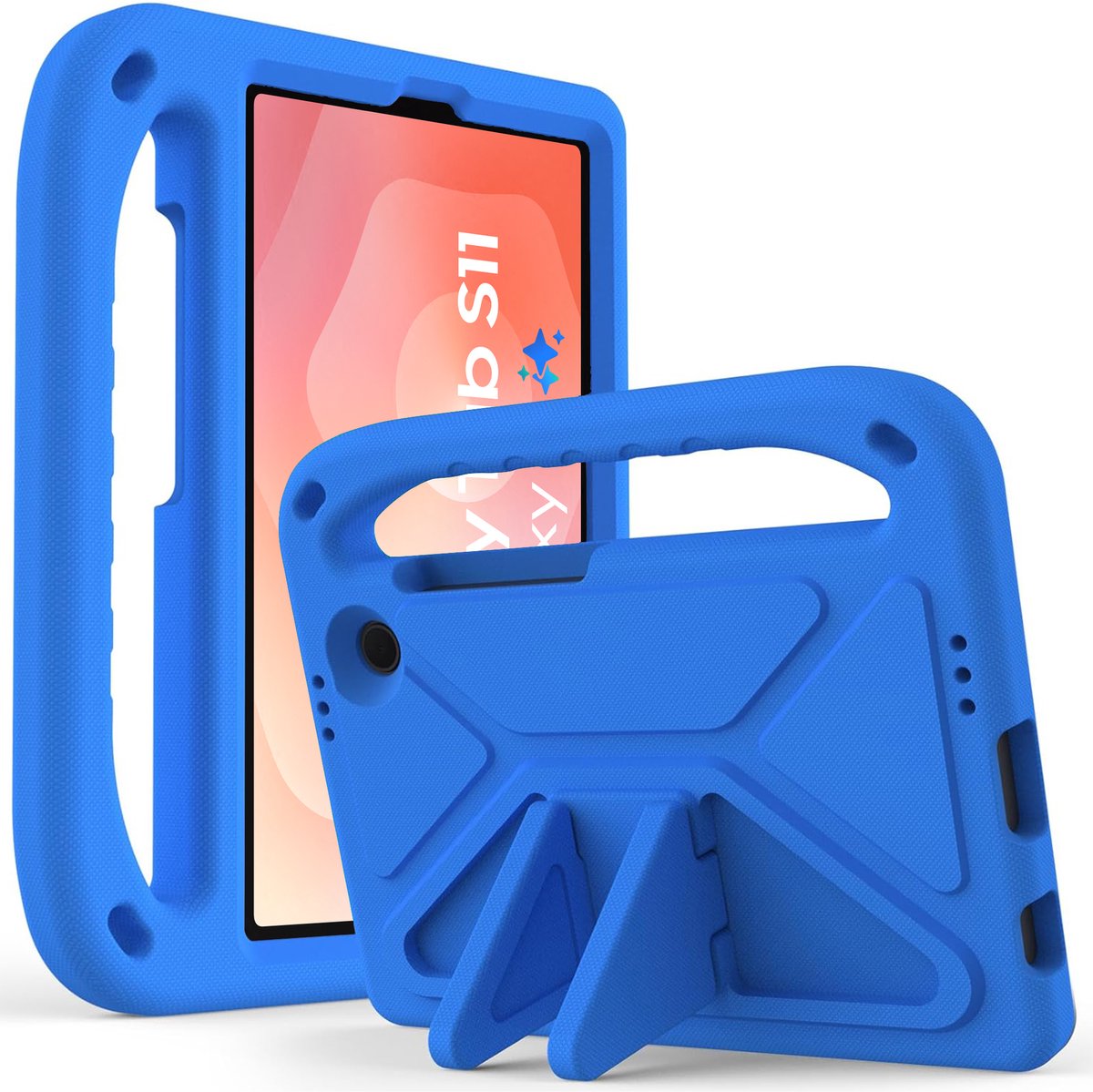Kinder Tablet Hoes geschikt voor Samsung Galaxy Tab S11 – Blauw