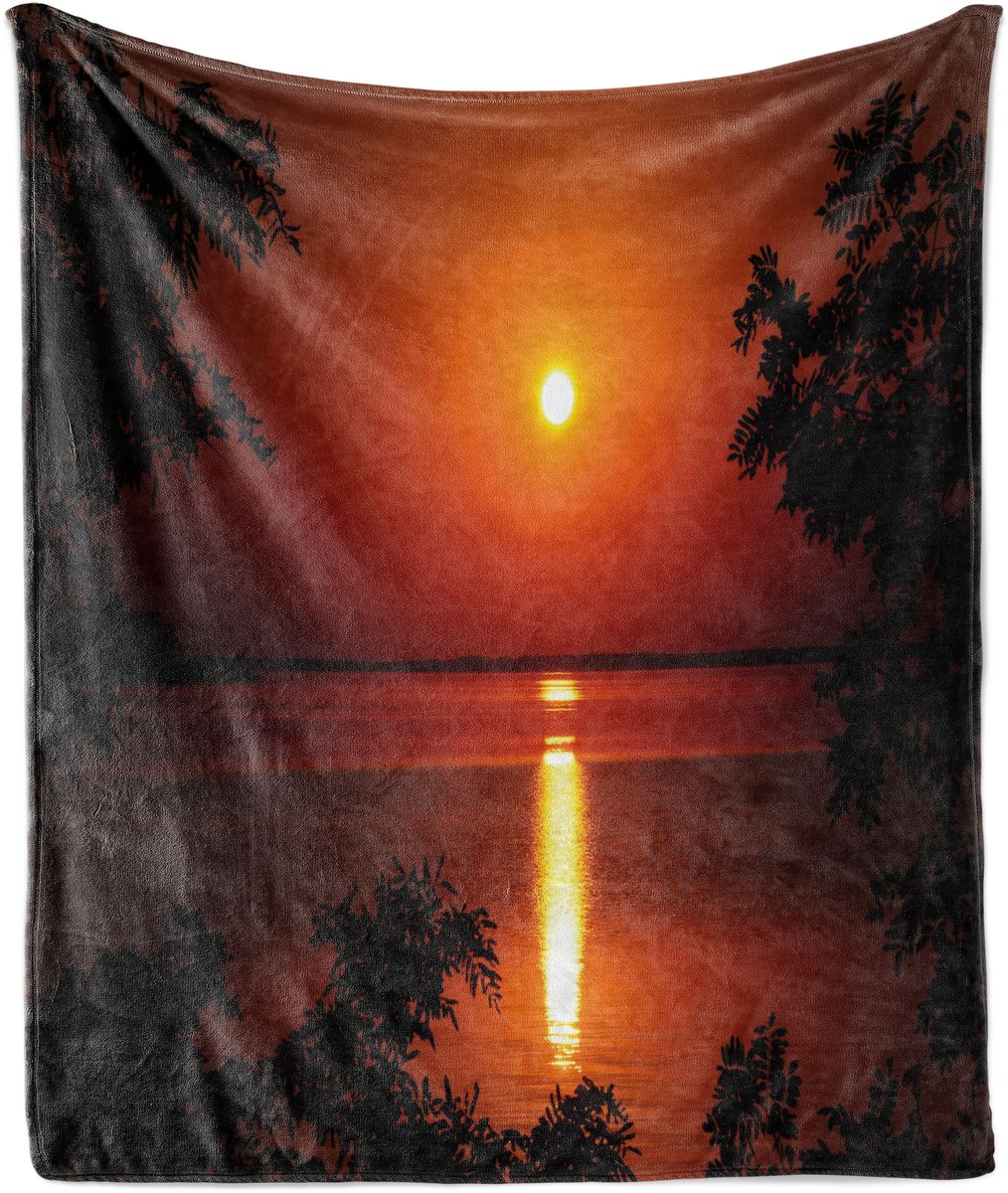 ABAKUHAUS Natuurlijke zachte flanellen fleece deken, landelijke frisse en dramatische uitstraling, knusse pluche plaid, 175 x 230 cm, vermiljoenrood