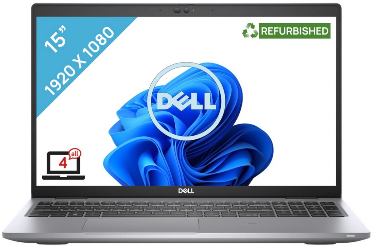 DELL Precision 3561 Intel® Core™ i7 i7-11800H Mobiel werkstation (15.6") Full HD 16GB DDR4-SDRAM 512GB SSD NVIDIA T600 Wi-Fi 6 Windows 11 Pro US International Grijs