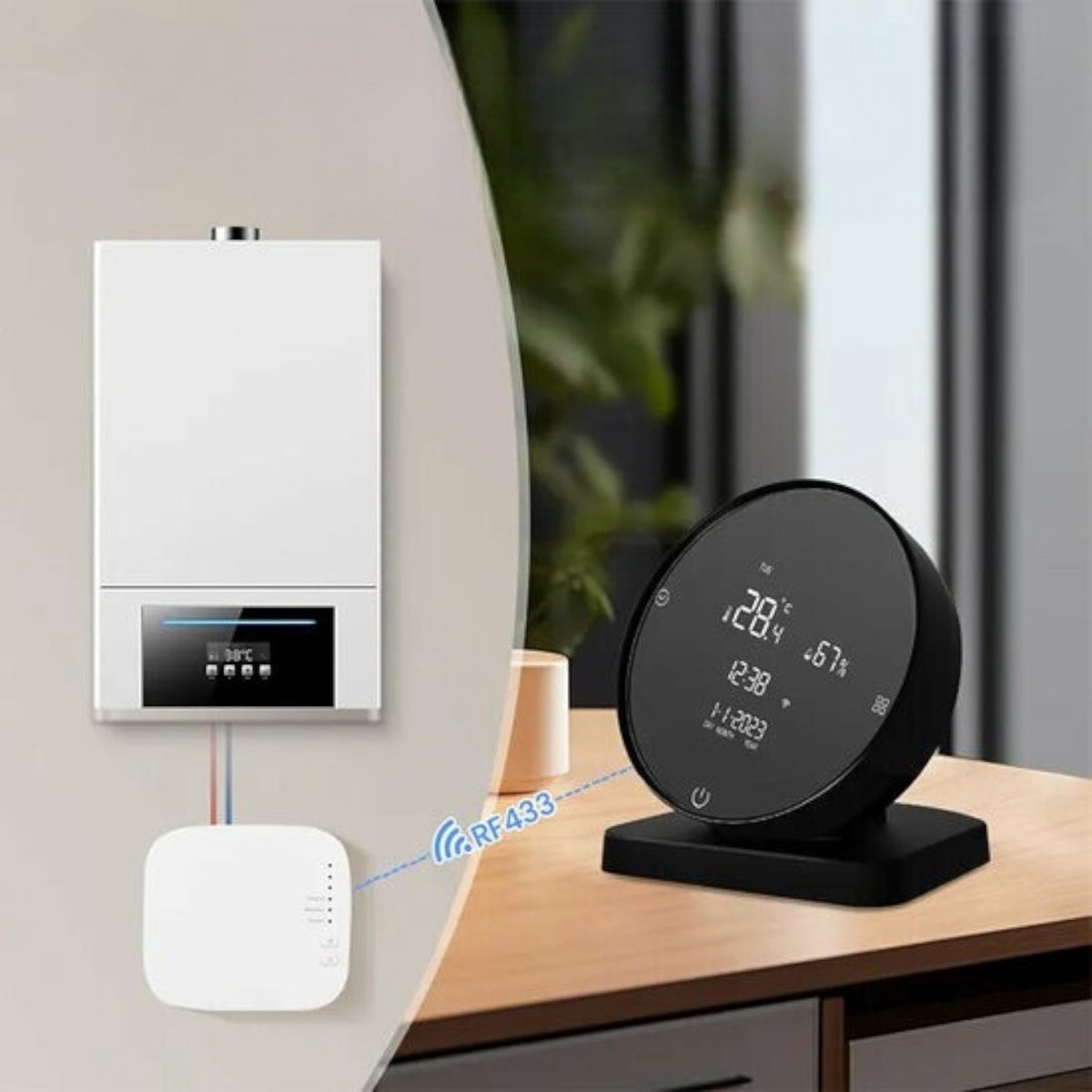 Google WiFi Thermostaat - Smart verwarming thumbnail 3