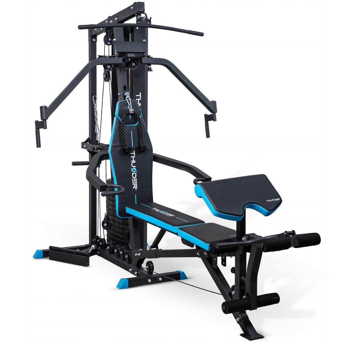THUNDER® ZUGAT Krachtstation - Met Gewichtsstapel - 120 kg