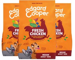 Edgard & Cooper Hondenvoer Droog Kip Medium - 3 x 1 kg - Voordeelverpakking