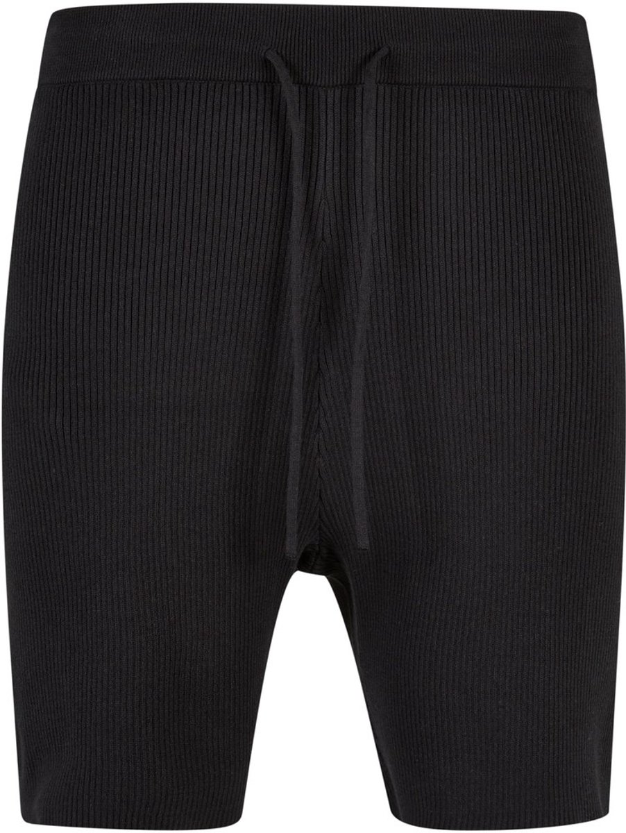 Urban Classics Ribbed Korte broek L Zwart