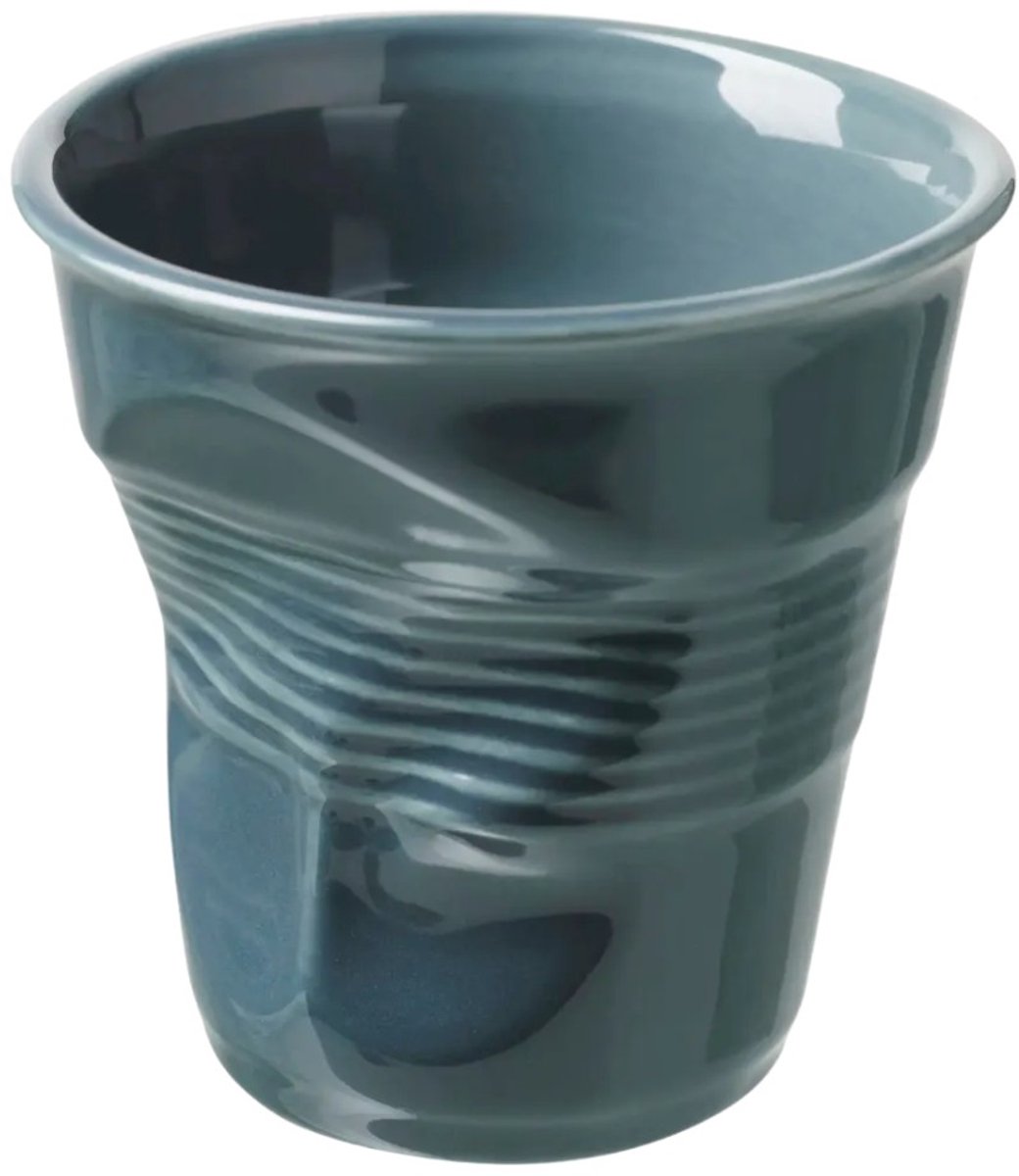 Revol Froisses Cappuccino Kreukbeker - 180 ml - Graphite
