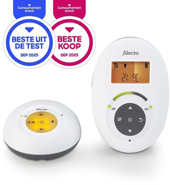 Alecto DBX-125 Babyfoon met Display - Alecto - €44,99