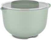 Mepal Beslagkom met spatdeksel Chef it - 3 l - Schaal - Magnetron- en vaatwasmachinebestendig - Bakspullen - Nordic sage