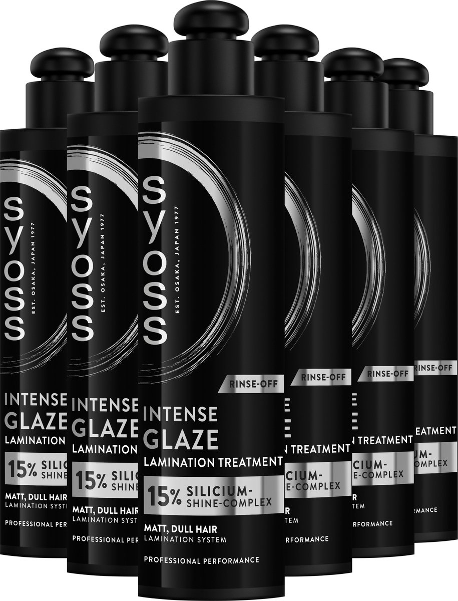 Syoss Glaze Lamination Treatment - Haarmasker - Haarverzorging - Intense Glans en Zijdezacht Haar - Vermindert Pluis tot 24u - Voor Dof en Futloos Haar - Met 15% Silicium-Shine Complex - 200ml