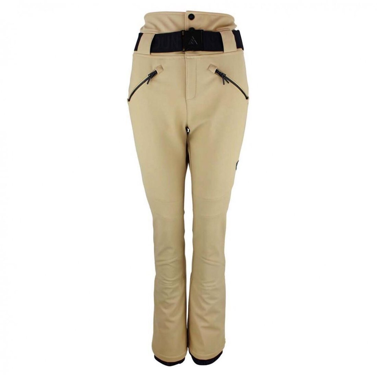 Dames skibroek Peak Mountain Softshell Bruin