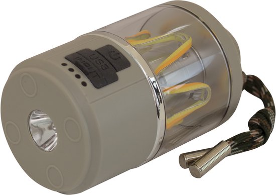 Eurotrail Campinglamp String - Oplaadbaar - Multifunctioneel - Ivory - Compact en Lichtgewicht - Powerbankfunctie — afbeelding 3