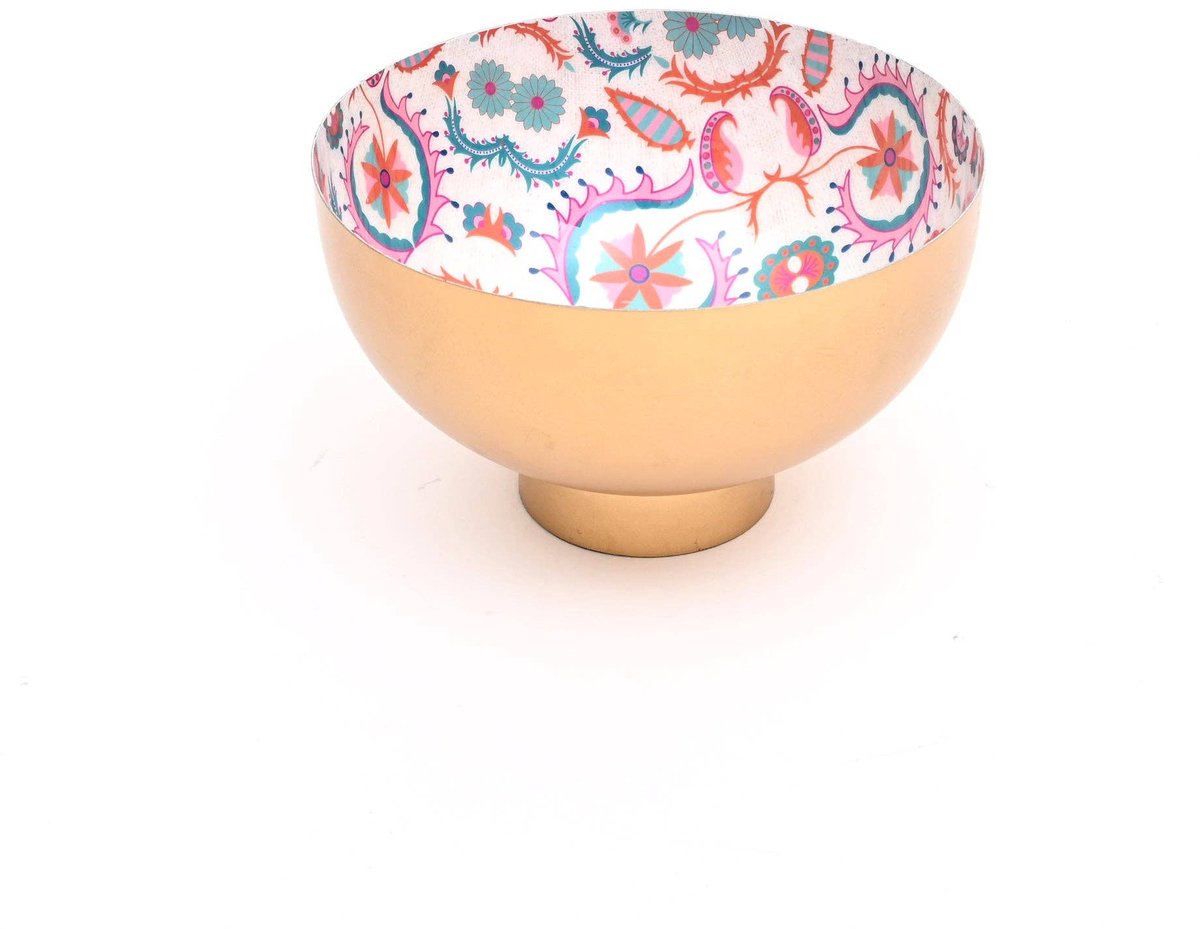 Round Enamel Metal Serving Bowl – Rustic Kitchen & Dining Tableware