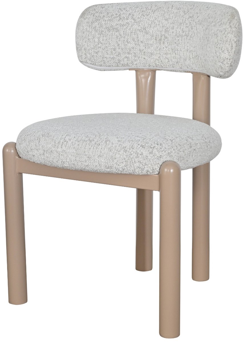 DÉJA Living Eetkamerstoel Thijn - Beige Stof - 56x52x79cm - Set van 2