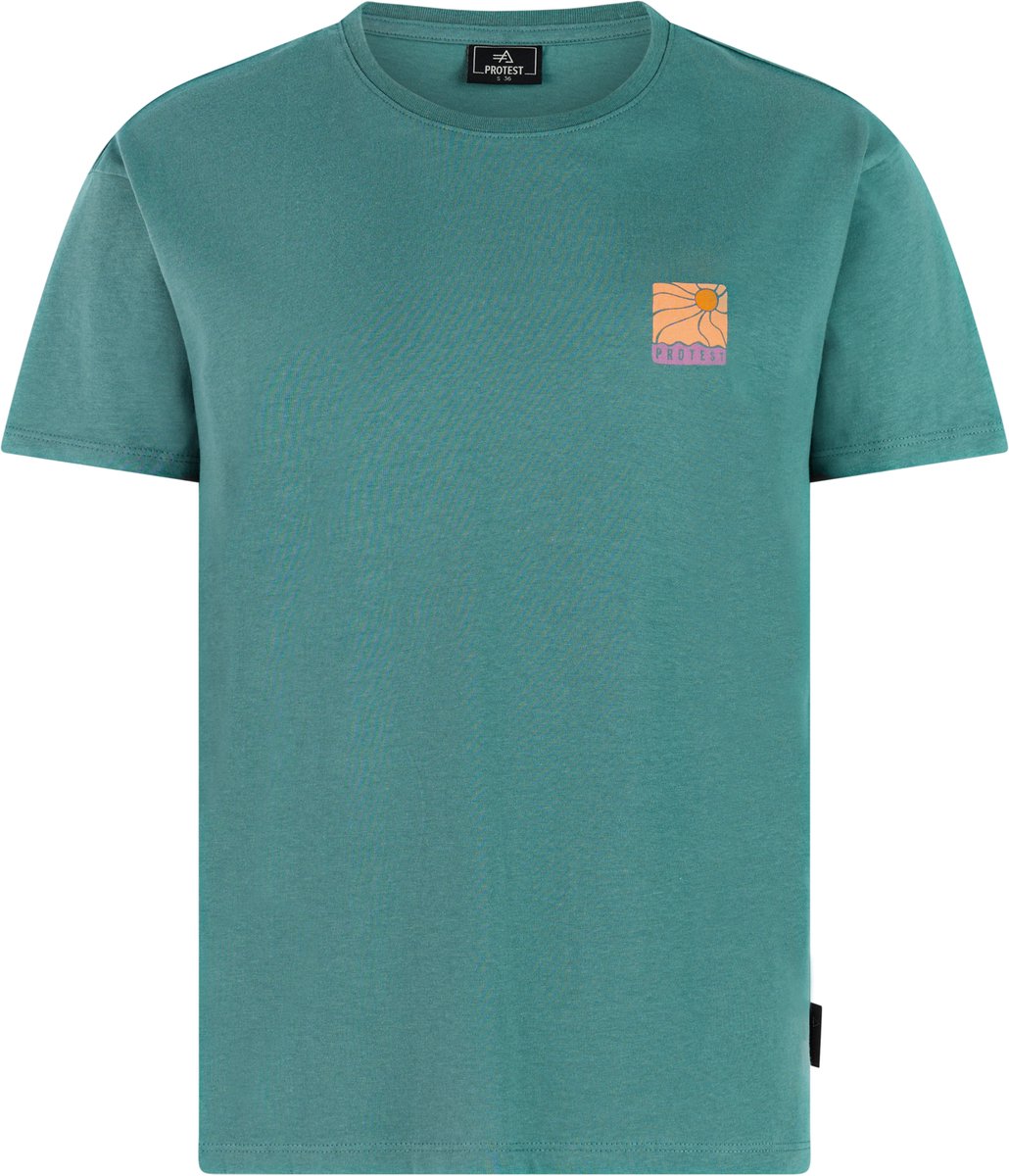 Protest PRTHold T-shirt Dames Korte mouwen Ronde hals Loose fit Groen