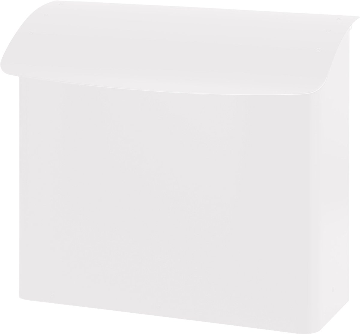 V-Part - Wandbrievenbus, b 41,5 cm - Wit - Staal