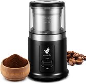 NovaWare Elektrische Koffiemolen - Koffiebonen Maler – Koffiemaler – Coffee Grinder – 200W - Zwart
