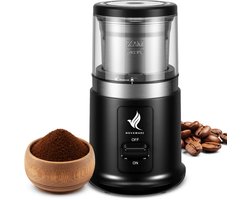 NovaWare Elektrische Koffiemolen - Koffiebonen Maler – Koffiemaler – Coffee Grinder – 200W - Zwart