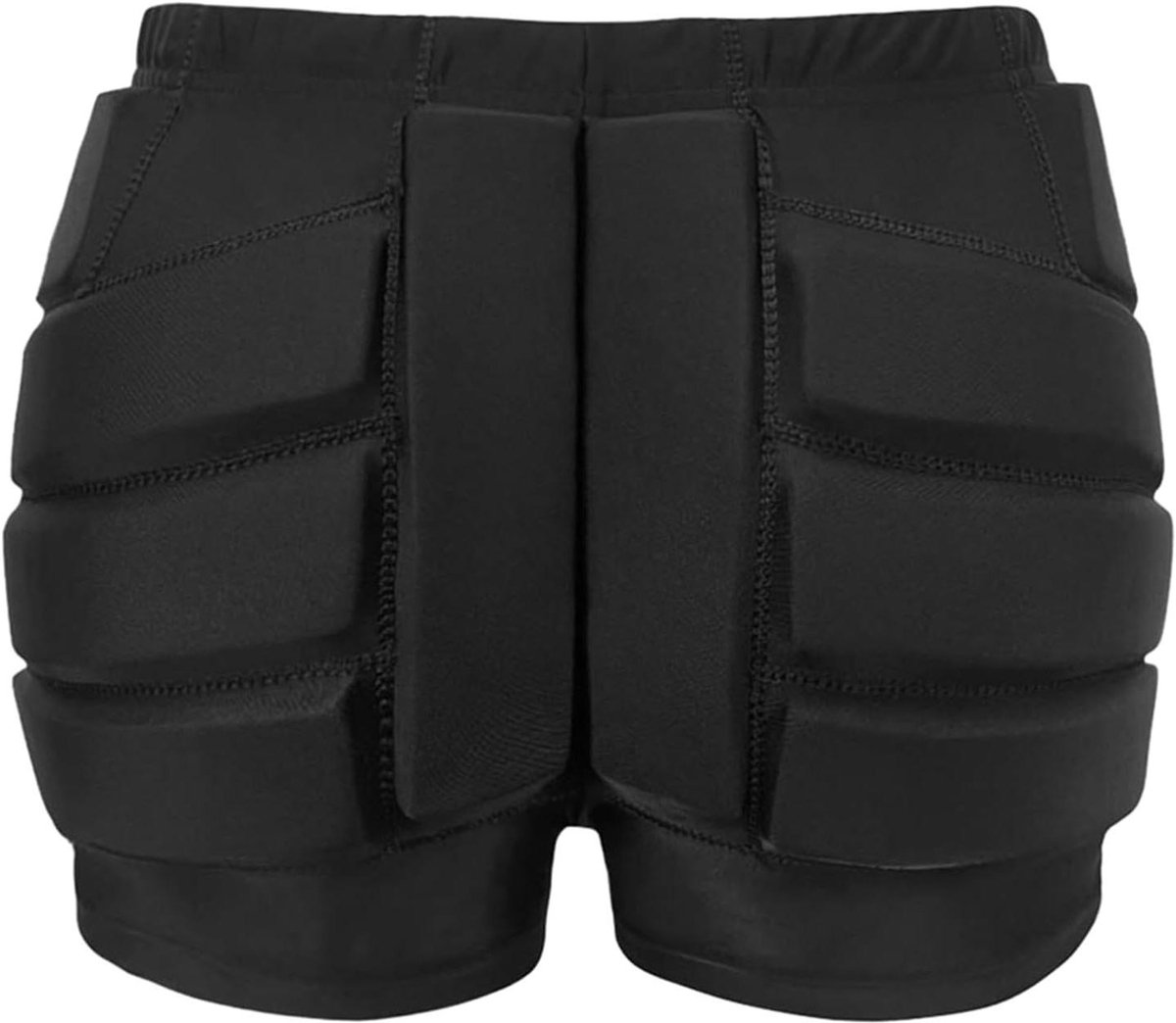 Gevoerde shorts met dubbele zijkant ritssluiting en hoge elasticiteit voor kinderen – Beschermende uitrusting voor schaatsen met ijsaccessoires