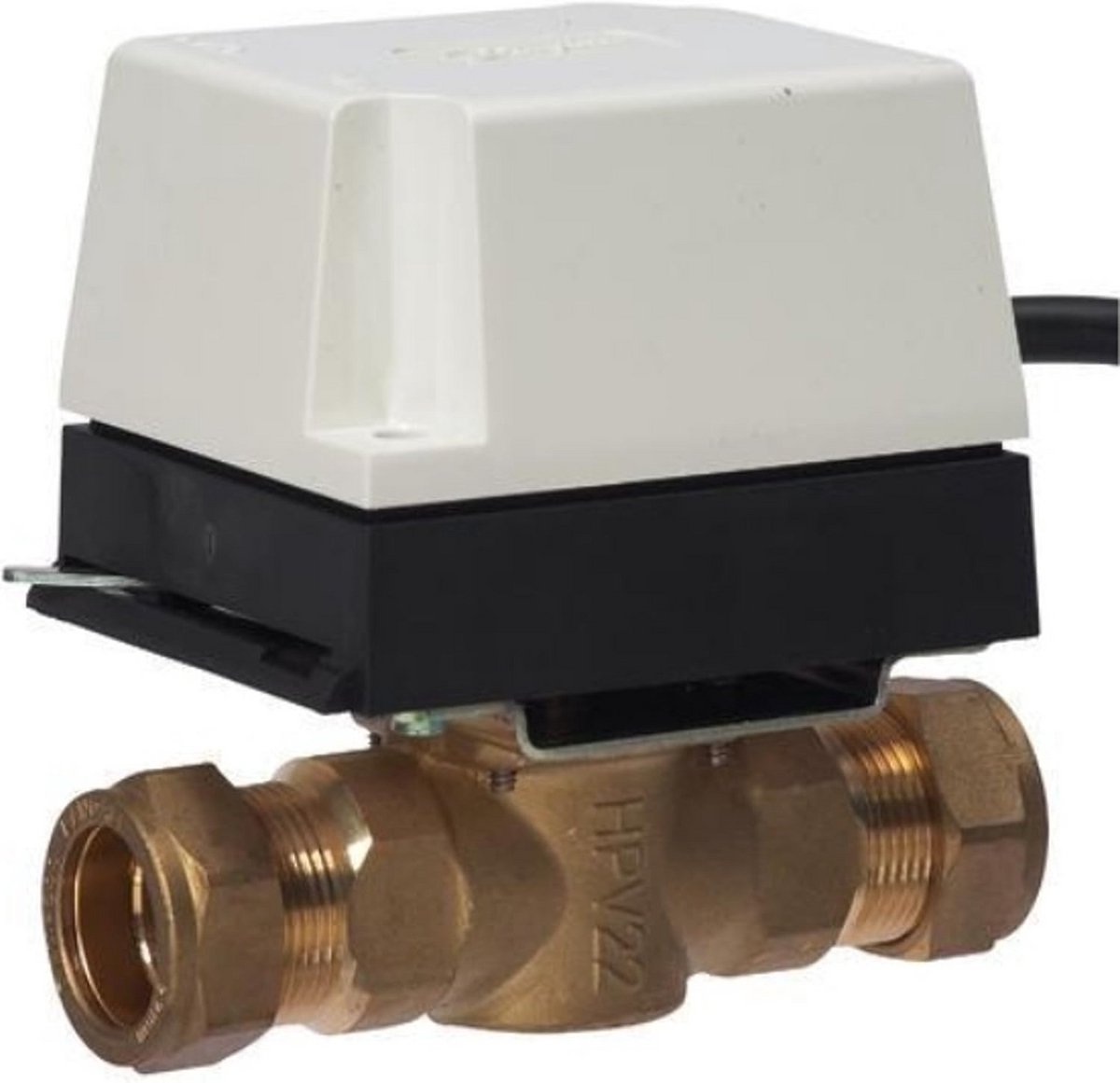 Zoneklep 2-poorts 22 mm met Actuator voor Verwarming
