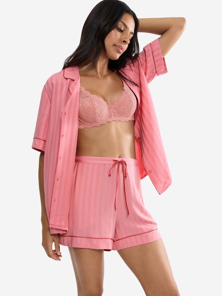 Triumph Pyjamaoberteil Red Label Amourette Jacquard