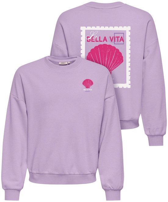 Kids Only Karlie Life Loose Printed Sweater Filles - Taille 134/140