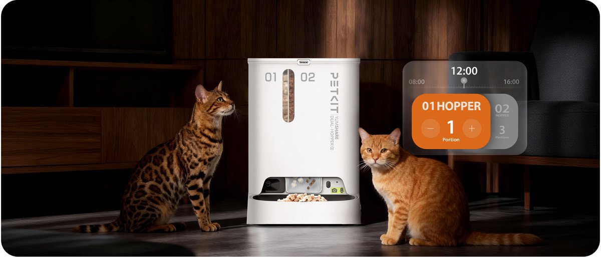 PETKIT - YumShare Dual Hopper 2 met camera thumbnail 3