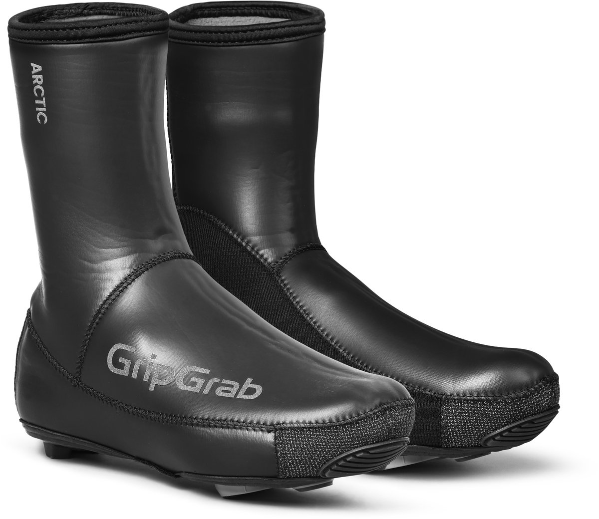 GripGrab - Arctic 2 Waterproof Strenge Winter Neopreen Wielren Overschoenen Waterdicht met Fleecevoering - Zwart - Unisex - Maat S (38/39)