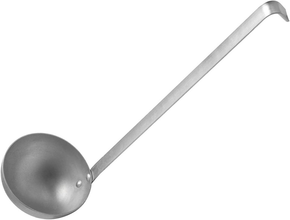 Aluminium Pollepel 23 cm - Professioneel en Stijlvol Serveergerei