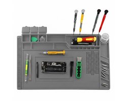 Reparatiemat - Magnetische vakken - Ruime werkruimte - Ideaal voor solderen, reparaties en knutselprojecten