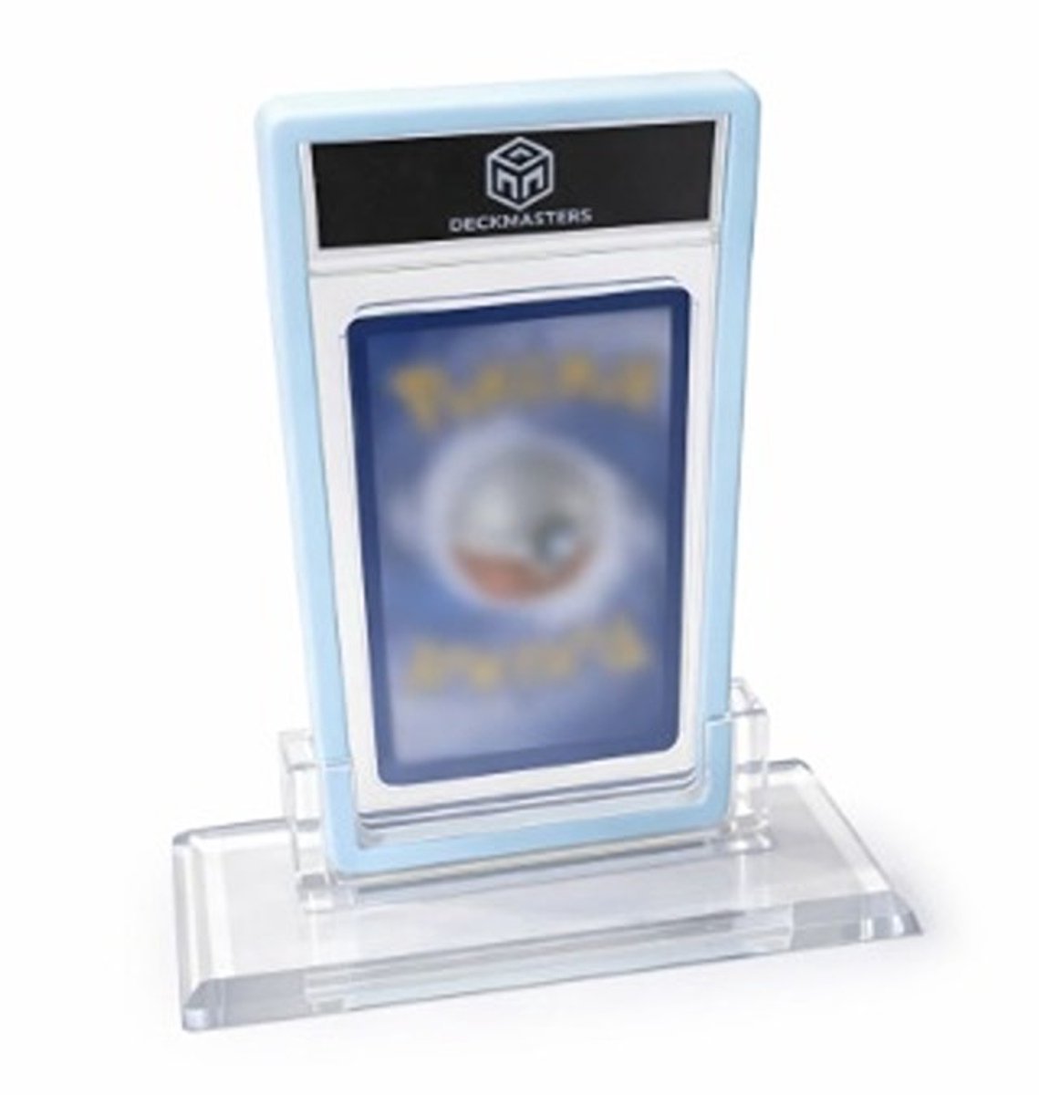 Deckmasters - Acryl Standaard voor PSA Slabs – Inclusief Acryl Slab & Witte Slab Guard / slab bumper – Kaarthouder voor Trading Cards – slab beschermer – PSA display