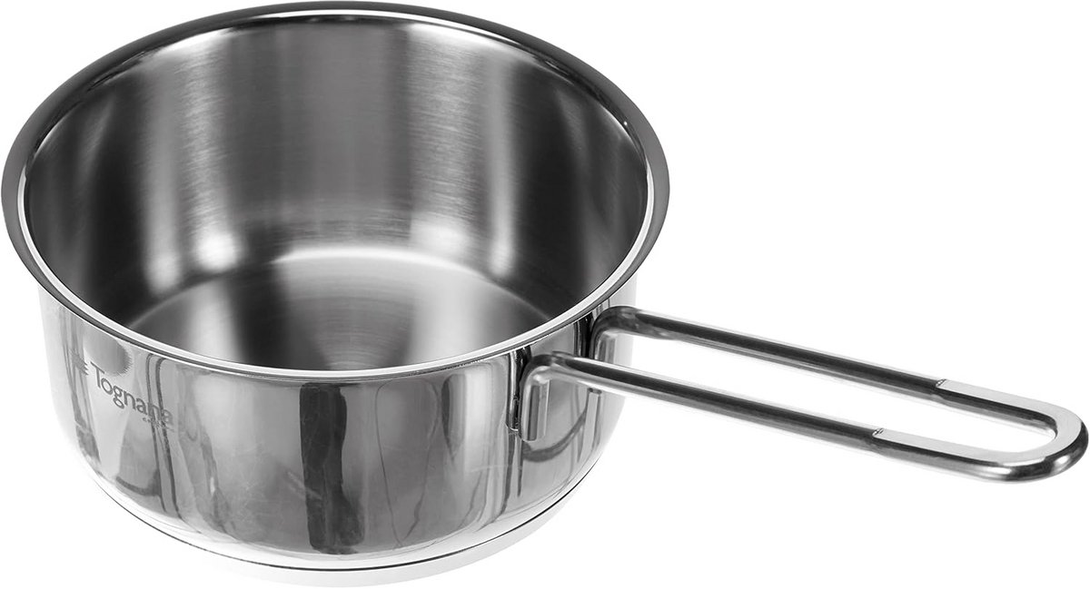 RVS Steelpan 16 cm met 1 Handvat voor Alle Warmtebronnen